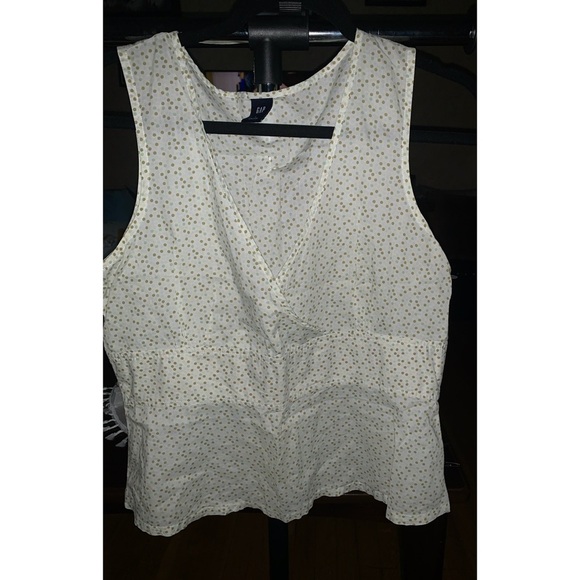 Gap Sleeveless Dots Top - Picture 1 of 4